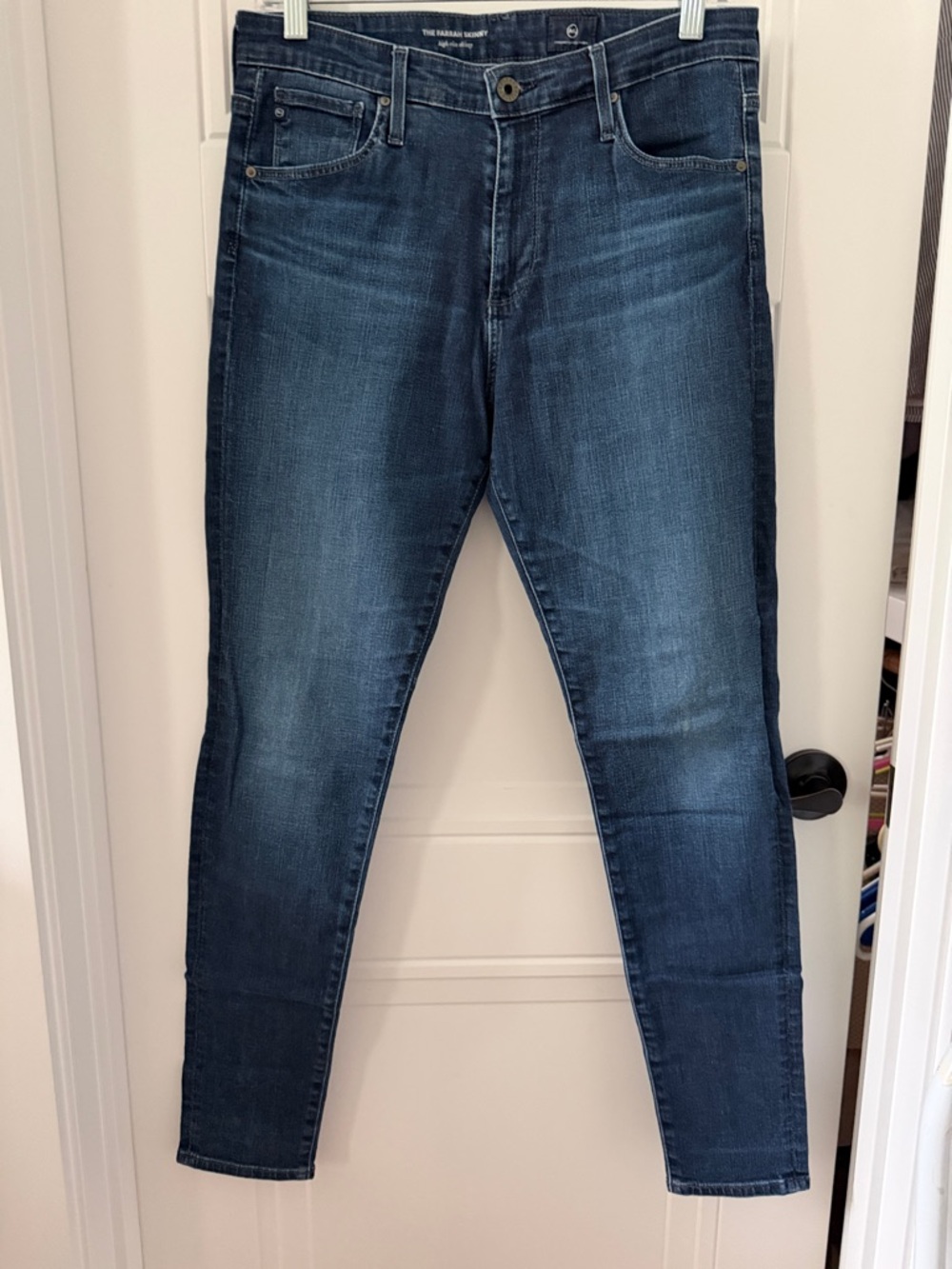 AG Adriano Goldschmied The Farrah Skinny High Rise Jeans